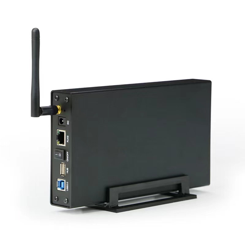 Boîtier HDD WIFI noir US Plug