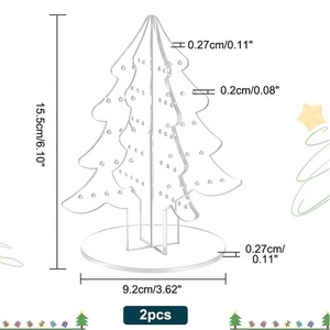 Bellissimo orecchino acrilico <span class=keywords><strong>Display</strong></span> albero di natale a forma di acrilico orecchini porta gioielli orecchini espositore <span class=keywords><strong>Stand</strong></span> di stoccaggio <span class=keywords><strong>Display</strong></span>