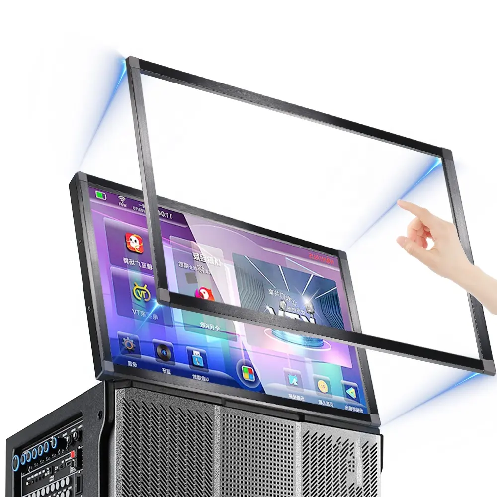 Usb-Interface 40 Punten Ir Paneel Slimme Overlay Kit 55 Inch Infrarood Touchscreen Open Frame