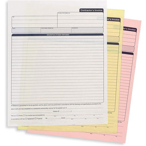 Sunkey-Papel de ordenador de alta calidad, tamaño de las letras, 3 piezas, continuo, sin carbón, NCR, hojas de papel, copias de forma para facturas - Product Image 3