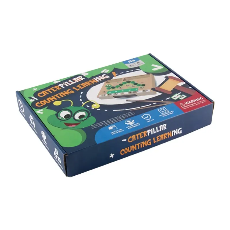 Bambini in età prescolare math game box per imparare a mano occhio coordinatio giocattoli in legno precoce educazione in compensato per oltre 3 anni