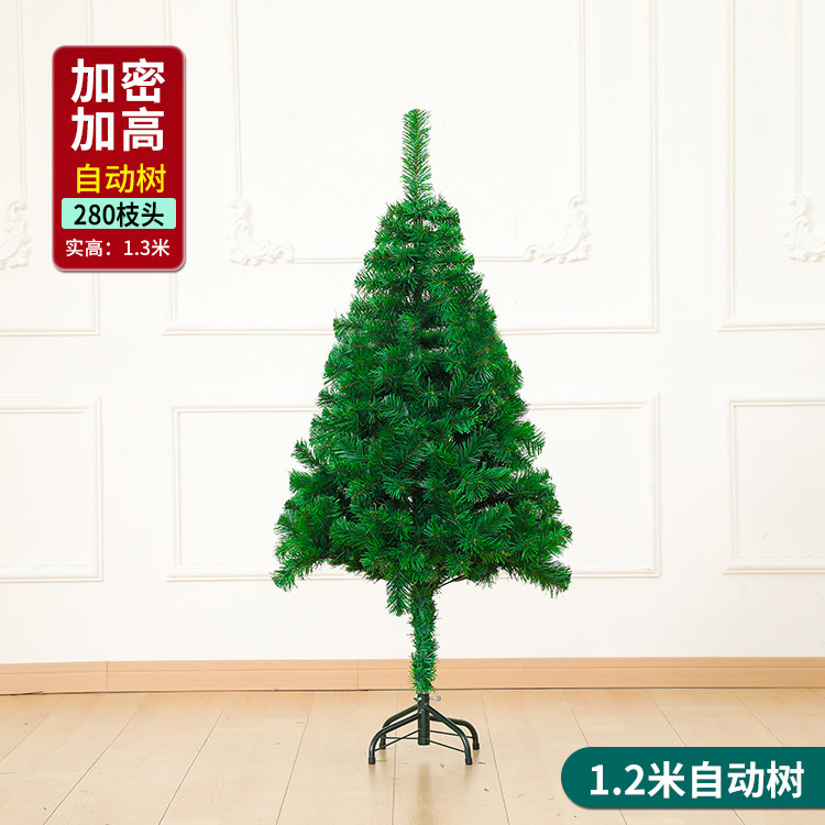 12m encrypted tree-pvc ordinary tree + with lights