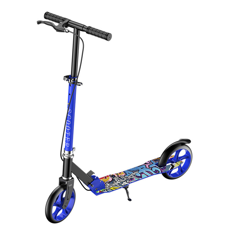 200 widened large flat blue handbrake