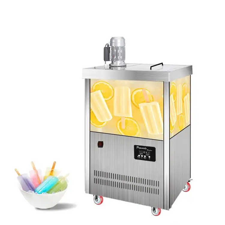 Ticari dondurma sopa makinesi 40 adet kalıp lolipop makinesi elektrikli buzlu dondurma makinesi 1000w