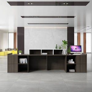 廉价简约风格现代可扩展家具办公接待处柜台桌 - Product Image 5