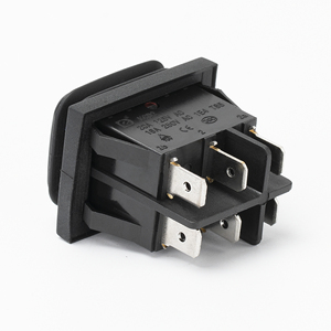 20A 125VAC 16A 250VAC açık kapalı su geçirmez Rocker anahtarı DPDT 6Pin anahtarı ile "I O II" işaretli - Product Image 3