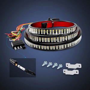 ไฟเส้น LED 1.2ม. 1.5ม. สำหรับไฟท้ายรถกระบะ3แถว2835ชิปสองสีขาวแดงไฟเลี้ยวถอยหลัง - Product Image 4