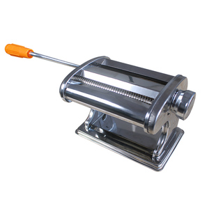 廉价家用手动意大利面食面团滚筒卷机单刀切割机压面机 - Product Image 1
