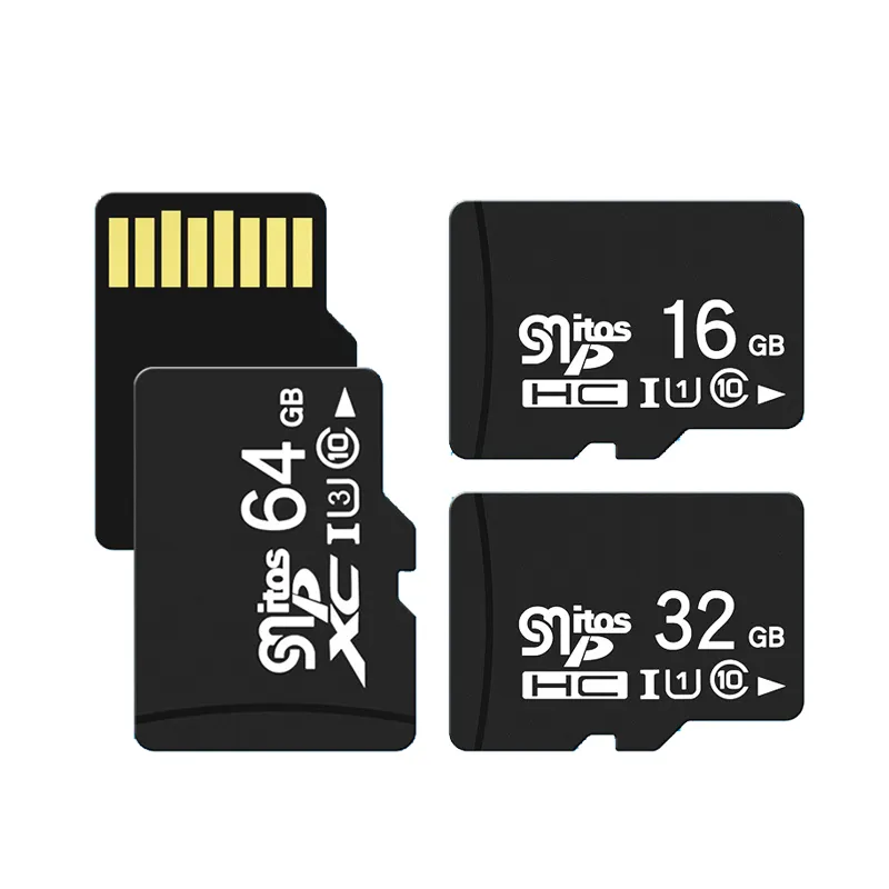 Scheda di Memoria Sd Tf Carte Memoire di vendita calda 2Gb 8Gb 16Gb 64Gb 128Gb 512Gb Memoria Micro Card per telefoni cellulari con fotocamera Mp4