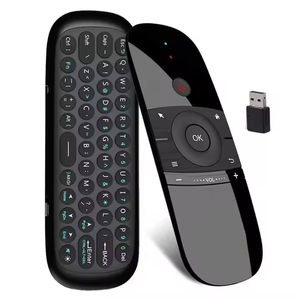 Оптовая продажа OEM ODM W1 2,4G Клавиатура воздушная мышь Пульт дистанционного управления фиксированный код для ТВ ПК дистанционного обучения - Product Image 1