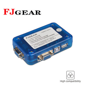 102UK FJGEAR Automatic <strong>KVM</strong> 2x1switcher for <strong>2</strong> Computers Share Keyboard,mouse,monitor,printer with PS2 USB VGA Port <strong>Kvm</strong> <strong>Switch</strong>