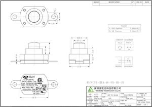 Pronto per la spedizione produttore OEM & ODM grande corrente 10A ON-OFF 2 Pin Mini interruttore a pulsante - Product Image 6
