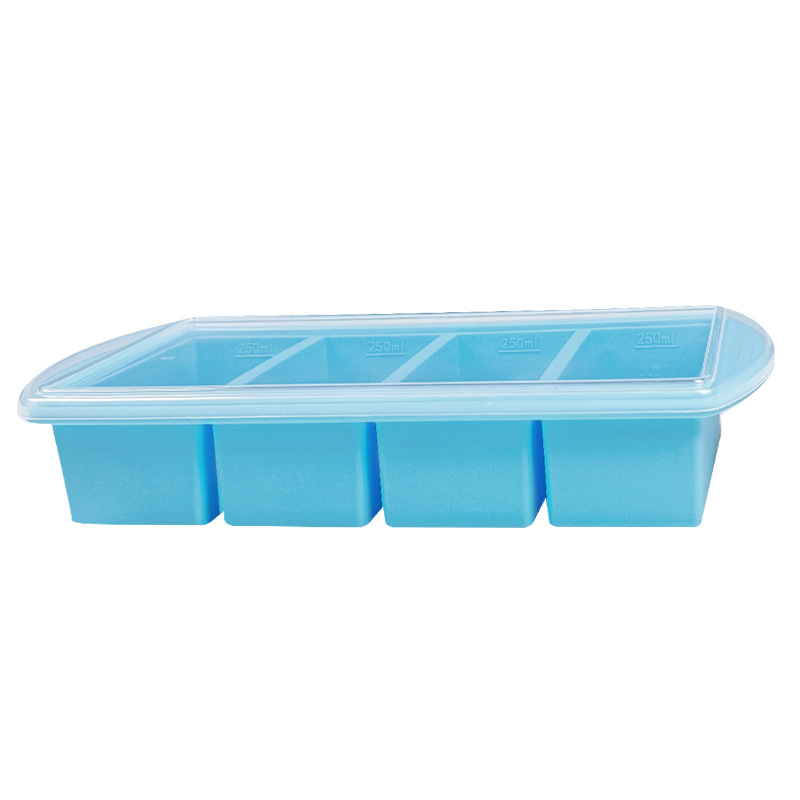 Blue - 4 Compartment