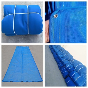 Монопроволочная защитная сетка из полиэтилена HDPE с веревкой и проушинами для строительства и строительства - Product Image 3