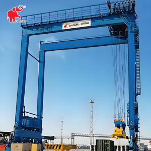 Kaliteli RTG kauçuk lastik konteyner portal vinç 20t 30t 40t 45t 50t istif taşıyıcısı vinç - Product Image 5