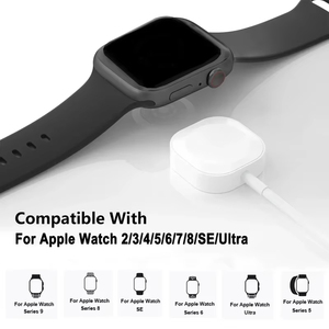 นาฬิกาแม่เหล็กแบบไร้สายที่ชาร์จสำหรับ Apple Watch Series 10 S9 8 7/ 6 5 4 3 SE ที่ชาร์จแบบพิเศษ Type-C USB สองอินเตอร์เฟซเสริม - Product Image 4