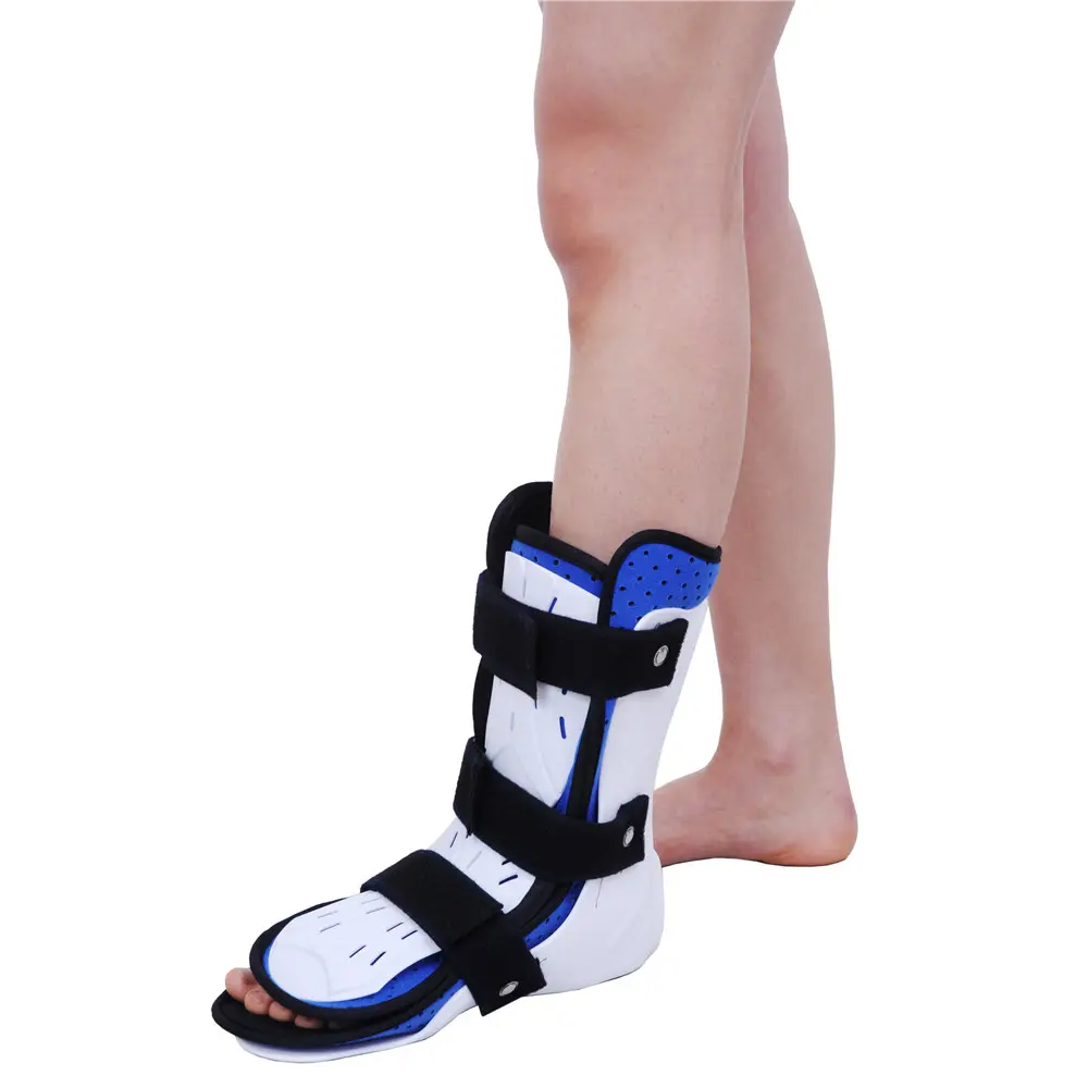 Tobillera para esguince, soportes de soporte ajustables para mujeres y hombres, bota para caminar para fractura por estrés de pie roto