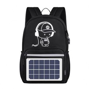BSCI工厂高品质防水太阳能背包带太阳能电池板书包背包 - Product Image 1