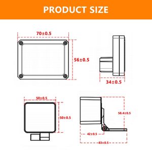 Sensor De movimiento BSD resistente al agua IP69K De 77GHZ, Detector De puntos ciegos, Radar De microondas, Monitor De marcha atrás para estacionamiento - Product Image 5
