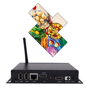 Vollbild anzeige Android 7.1 Media Player TV-Box Kostenlose Fernbedienung software Video Wall Effect Android Box - Product Image 2