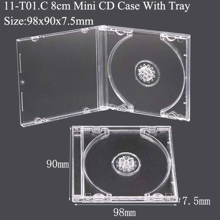 T01 7.5mm Mini CD Case Clear