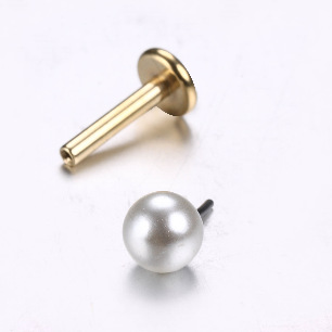 Perle dorée 4 mm (bouchon)