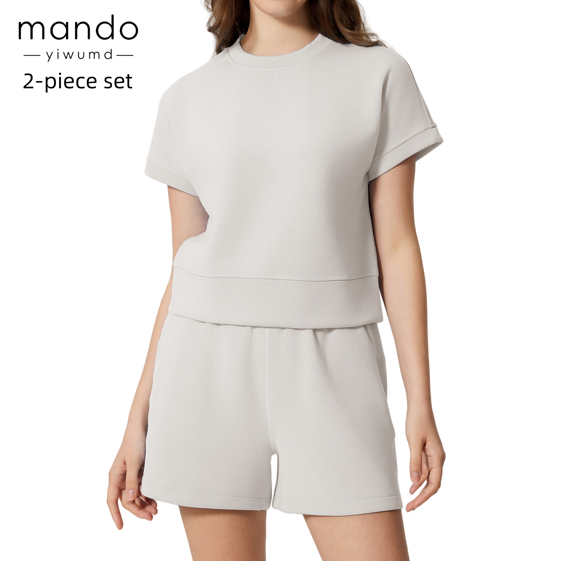 T-shirt + short 2 Bone blanc