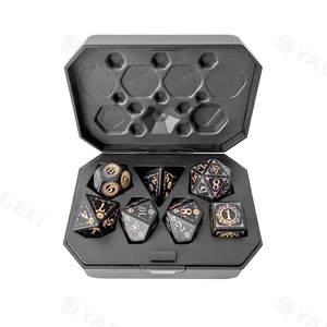 Fabricante recarregável personalizado constelação eletrônica Dice LED D & D Dice Set para Dungeons & Dragons