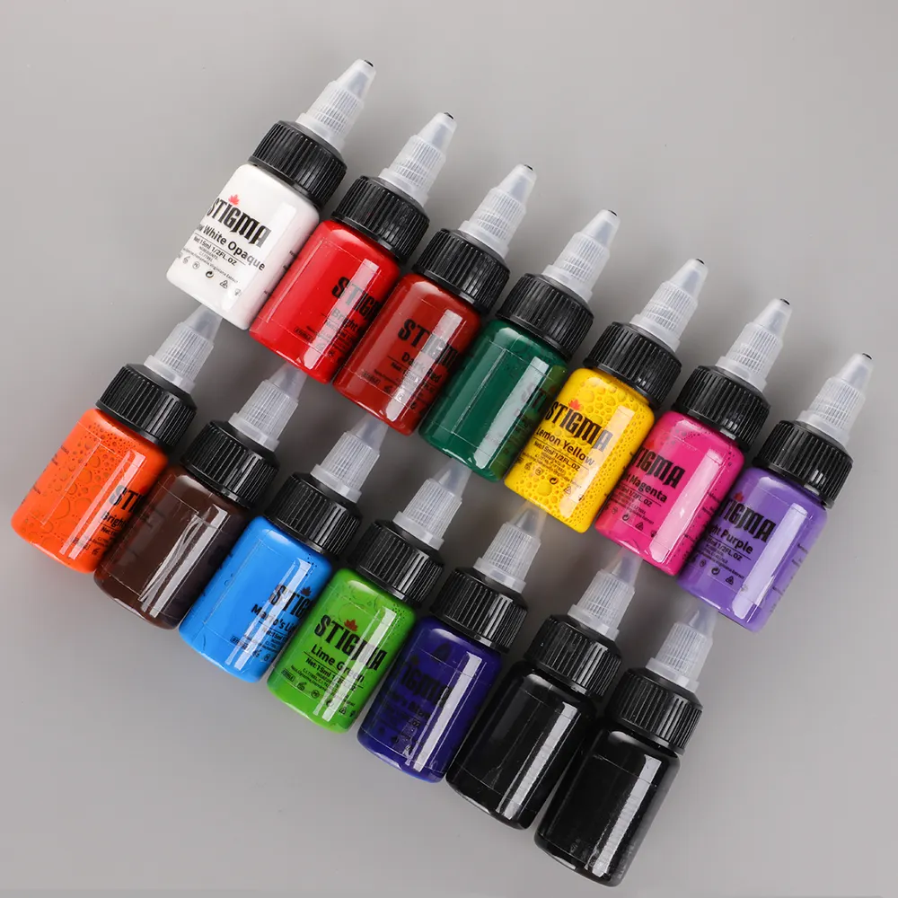 Waterdichte Professionele Tattoo Inkt Fabrikant Tattoo Inkt Set Tattoo Inkt Set Voor Body Art