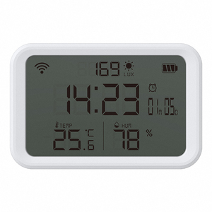 Drahtloser intelligenter Feuchtigkeit temperatur sensor 4 in 1 Für Tuya APP - Product Image 1