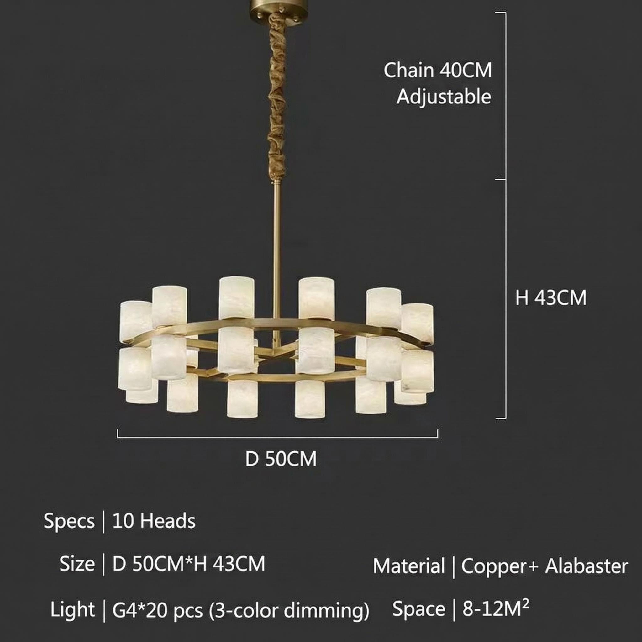 Rotondo-50 cm oro