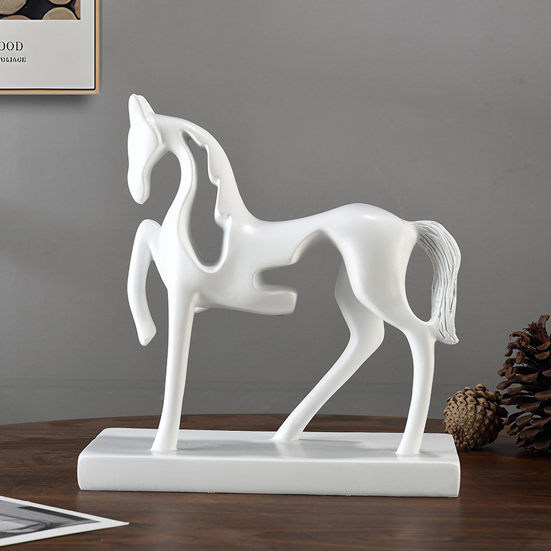Cheval blanc personnalisé