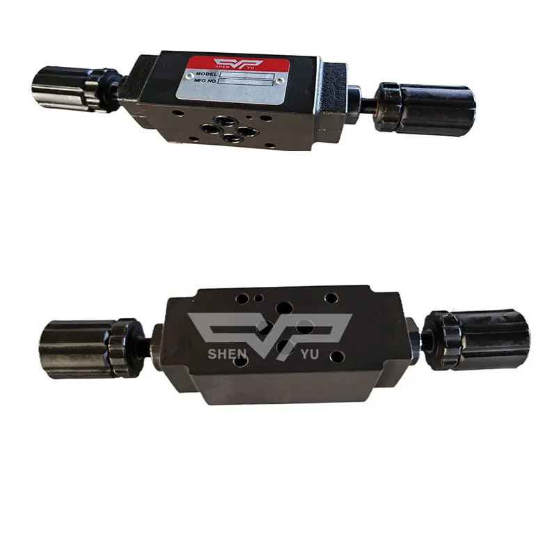 MRV Series Black Stacked Relief Pneumatic Control Hydraulic Valves Chinese Manufacture Industrial Restaurant Use New Steel