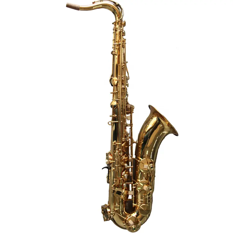 Saxofón Tenor profesional de laca dorada