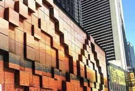 Customized LED Retractable Matrix Screen Dynamic Mechanical Display for Interactive Art Installations Exhibitions