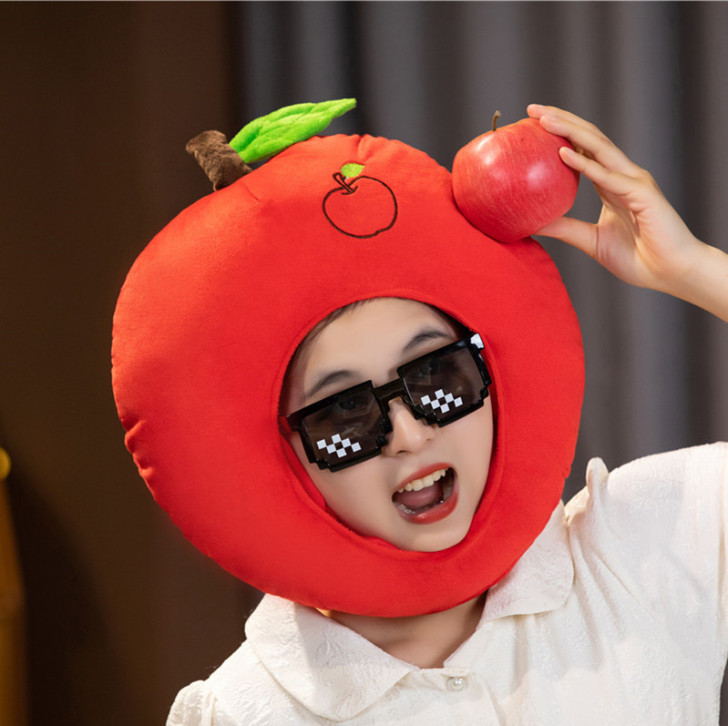 Tocado de manzana sin palabras