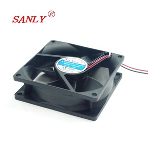 SANLYfan 8025毫米dc 24v无刷风扇<span class=keywords><strong>12</strong></span>伏dc电脑冷却风扇，带铝制散热器