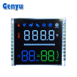 Schermo LCD personalizzato sfondo nero con retroilluminazione bianca 4 cifre 7 segmento Display LCD - Product Image 6