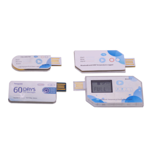 Registrador desechable IOT Bluetooth, registrador de datos de temperatura de un solo uso USB para contenedor de cadena fría Refeer - Product Image 1