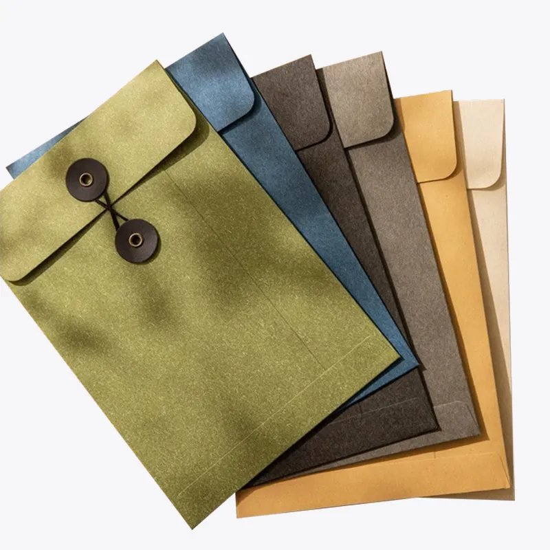 Factory New Design High Quality Kraft Paper Envelope Custom Large Envelope Packaging with Your Logo