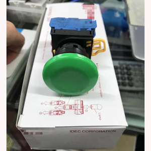 NEU YW1B-M4E10G Grüner Drucktasten schalter YW1BM4E10G Fast Ship