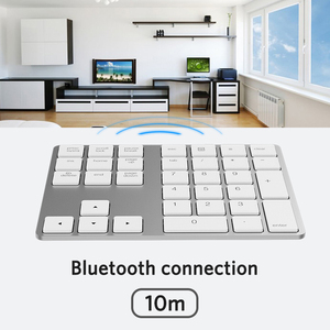 CE ROHS 34 Keys Numpad Bt bluetooth <strong>Number</strong> <strong>Keypad</strong> Wireless <strong>Number</strong> Pad <strong>Numeric</strong> <strong>Keyboard</strong> - Product Image 3