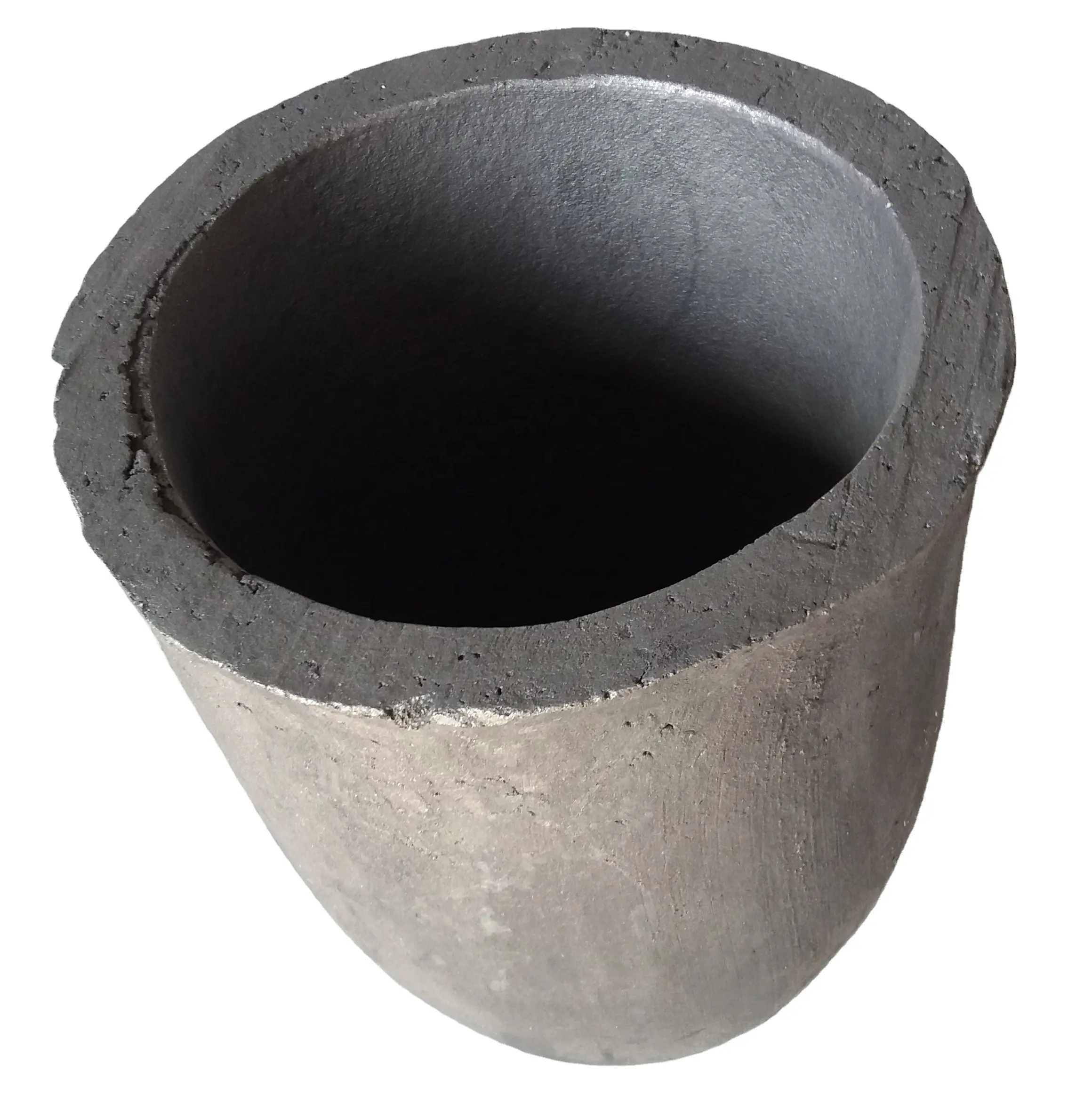 Graphite clay crucible for melting copper or aluminum