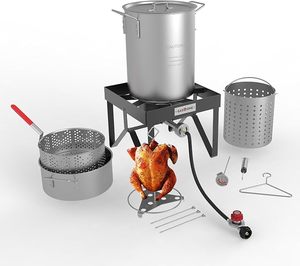 Premium Quality Adjustable Propane Regulator with Battery Operated <strong>Timer</strong> for <strong>Turkey</strong> Fryer - Product Image 5