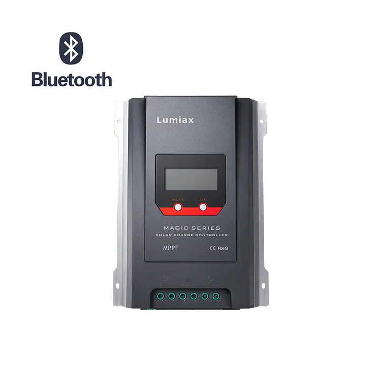 Lumiax 12V24V36V48V 40a 30a 20a Bluetooth RS485 OEM ODMソーラーパネルmpptソーラー充電コントローラー