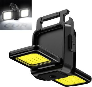 Multifunctional Keychain <strong>Light</strong> COB Dual <strong>Light</strong> <strong>Source</strong> Magnetic Outdoor Charging Emergency Flashlight Mini Portable Work <strong>Light</strong> - Product Image 6