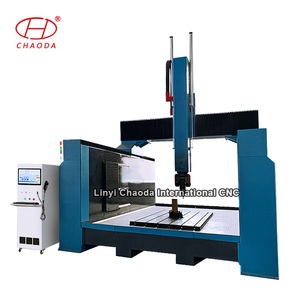 Máquina enrutadora de fabricante cnc de 5 ejes con eje giratorio para moldeo 3d - Product Image 2