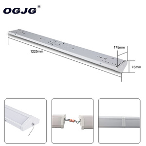 DLC hotel CE CB SAA DALI karartma otel boardroom asılı Led tüp ışık hanging 4Ft linkable toz geçirmez geçit duvar lambası