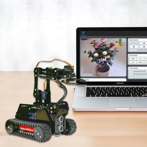 For STEAM <strong>Raspberry</strong> <strong>Pi</strong> Tank WiFi <strong>Camera</strong> AI Video Tracked <strong>Robot</strong> - Product Image 3