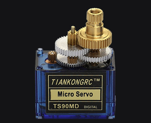 90 180 270 360 gradi TS90MD 4.8-6.0V 9g Full Metal Gear Digital RC Micro servomotori per robot telecomandati auto aereo da te